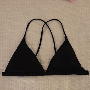 Zaful Black Triangle Bikini Top